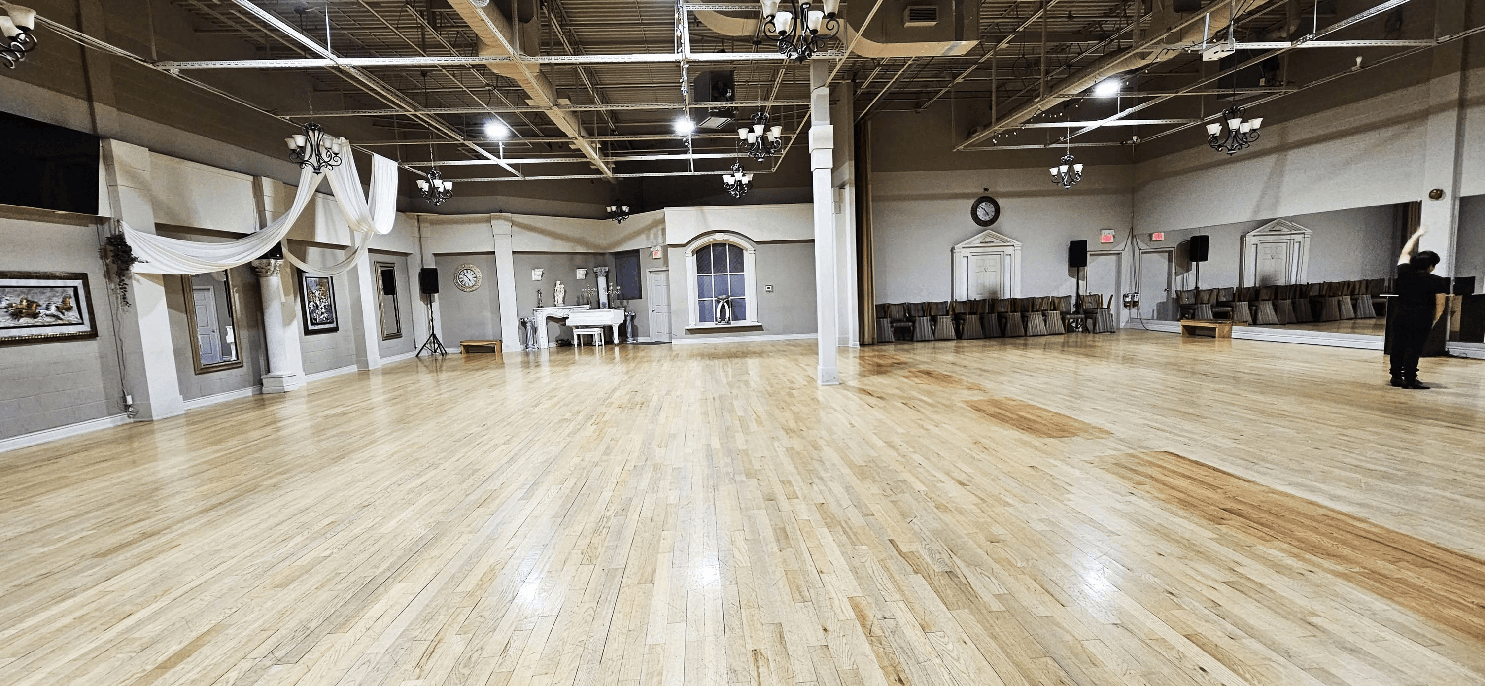 The DanceMania ballroom dance floor in Richmond Hill